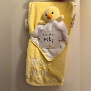 Rae Dunn Yellow Baby Bath Towel with Chick